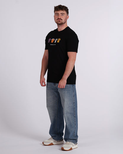 90's Retro T-Shirt - Black