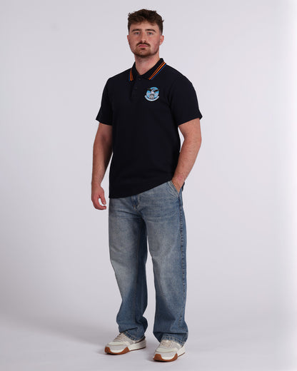 Sandfields Tipped Polo - Navy