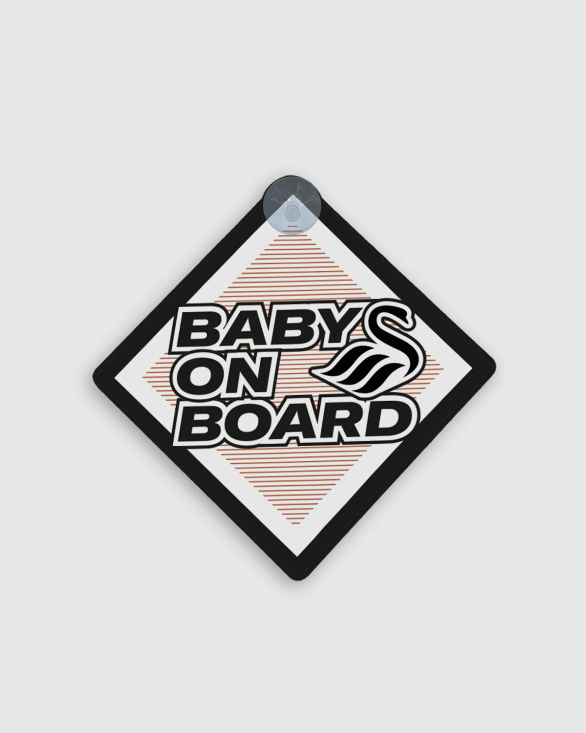 Retro Baby On Board Sign
