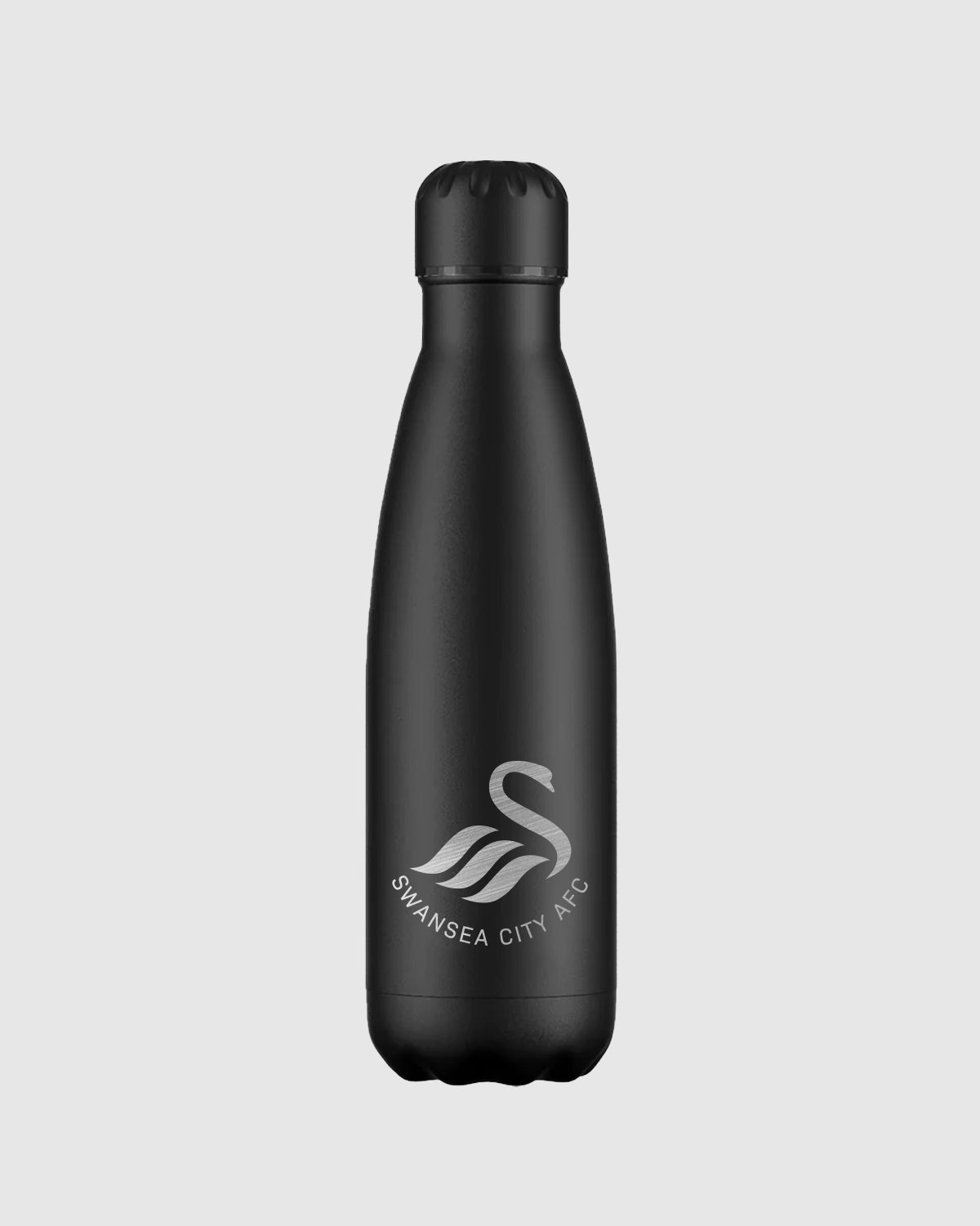 Crest Engraved Water Bottle - Black
