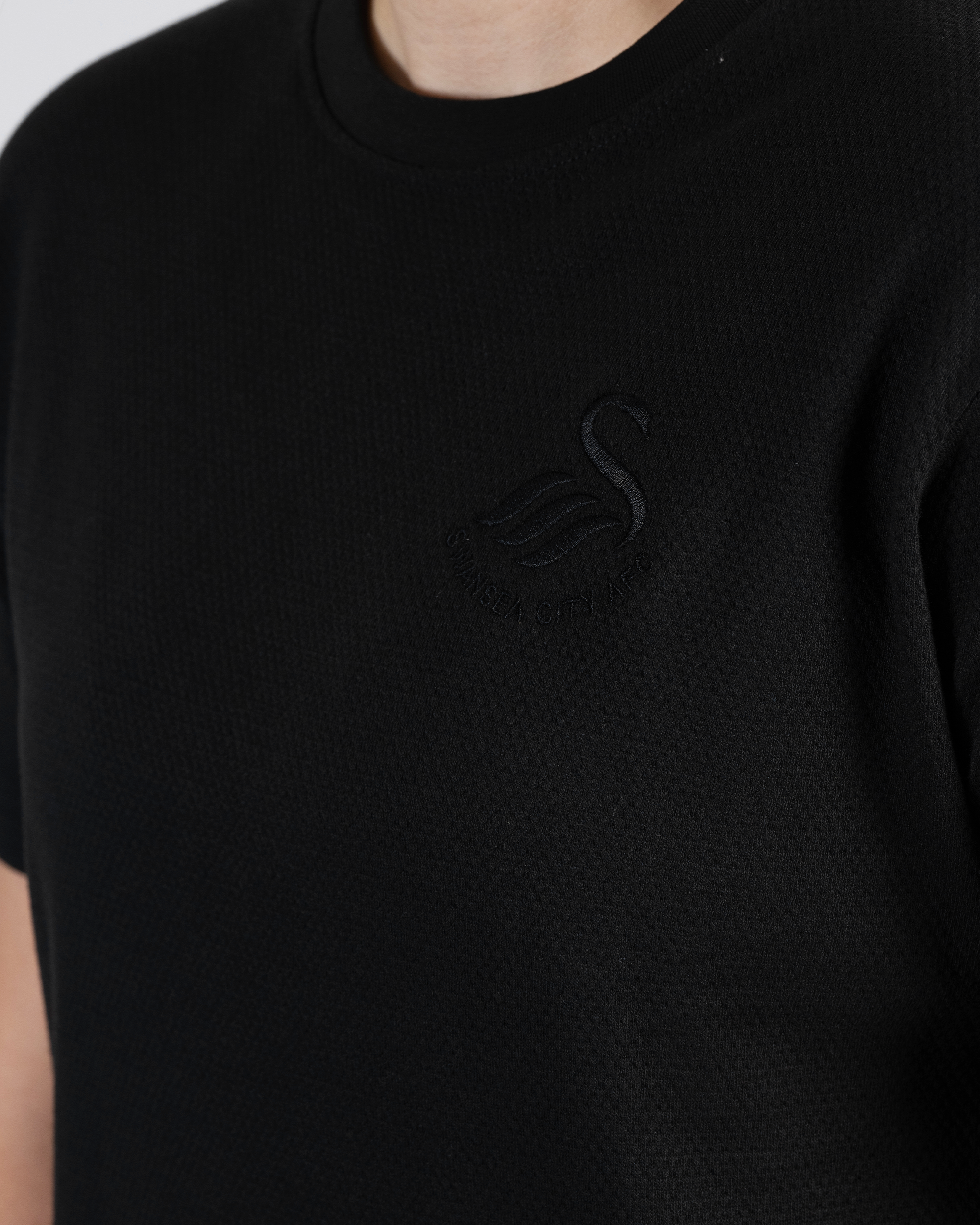 Adult Textured T-Shirt - Black