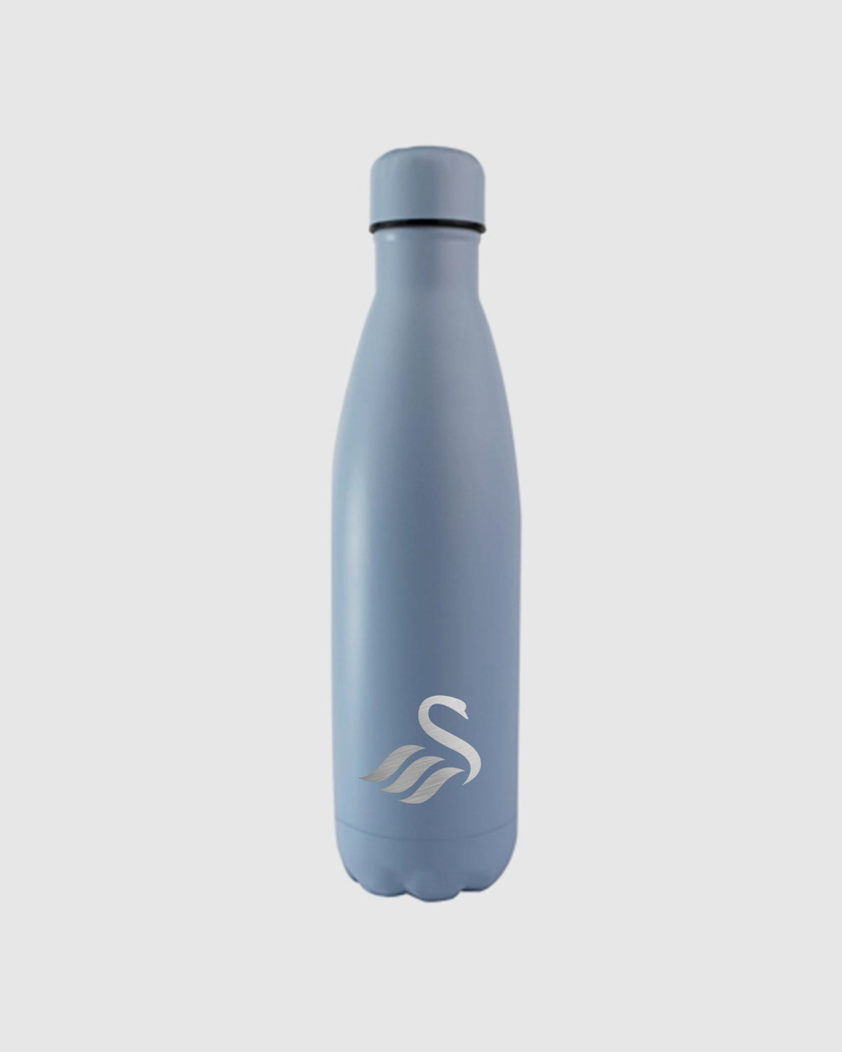 Crest Engraved Water Bottle - Light Blue