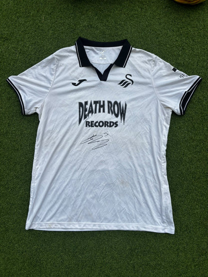 Match-worn Signed Death Row Pre-Season Shirt - Cabango 5