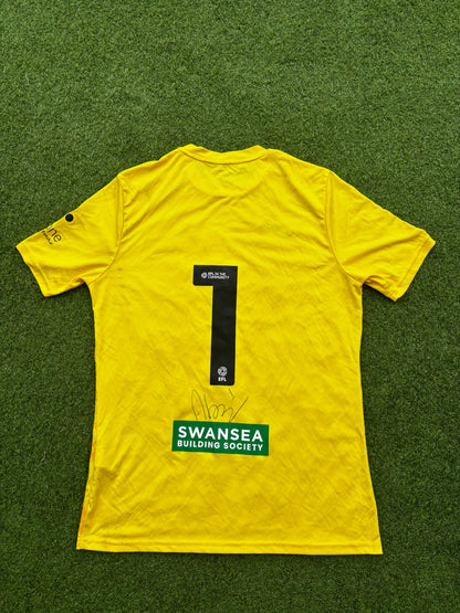 Match-worn Signed Death Row Pre-Season Shirt - Fisher 1