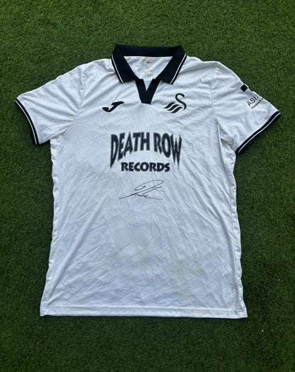 Match-worn Signed Death Row Pre-Season Shirt - Fulton 4