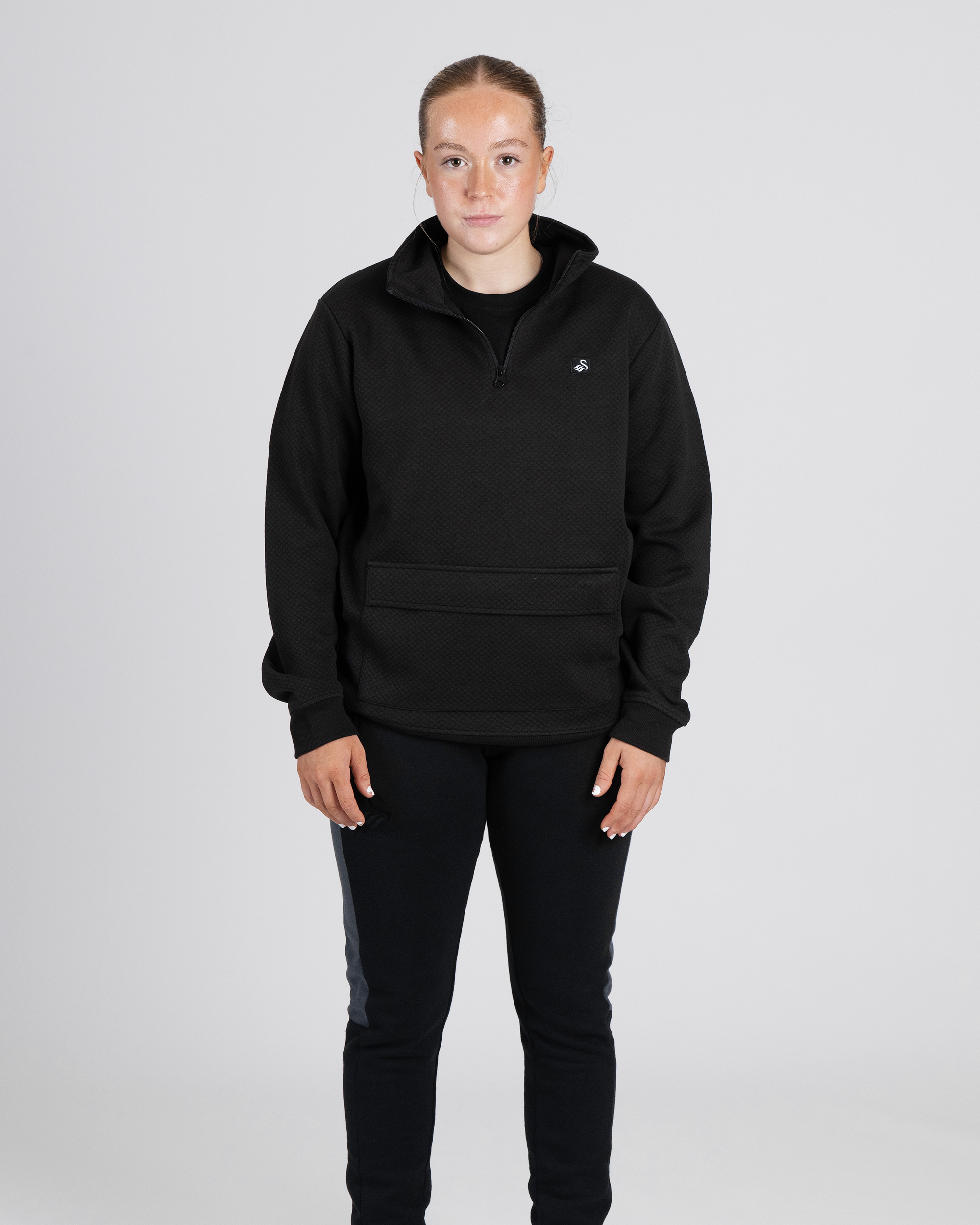Adult Woodlake 1/4 Zip - Black