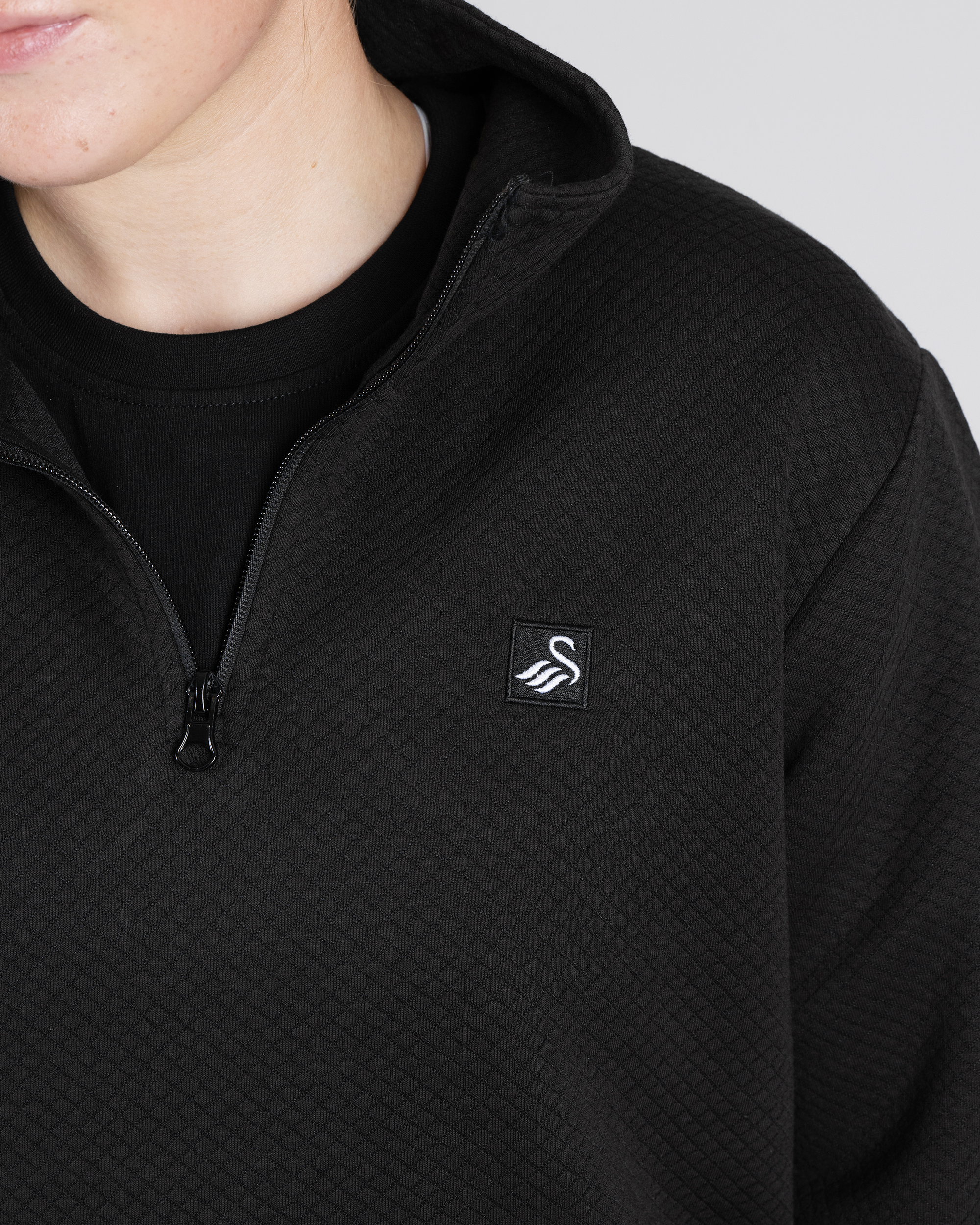 Adult Woodlake 1/4 Zip - Black