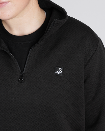 Adult Woodlake 1/4 Zip - Black