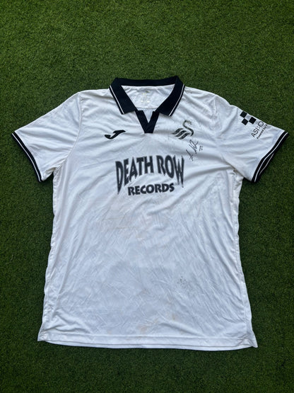 Match-worn Signed Death Row Pre-Season Shirt - Idah 33