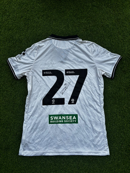 Match-worn Signed Death Row Pre-Season Shirt - Inoussa 27