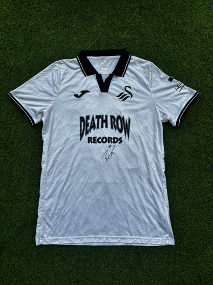 Match-worn Signed Death Row Pre-Season Shirt - Inoussa 27