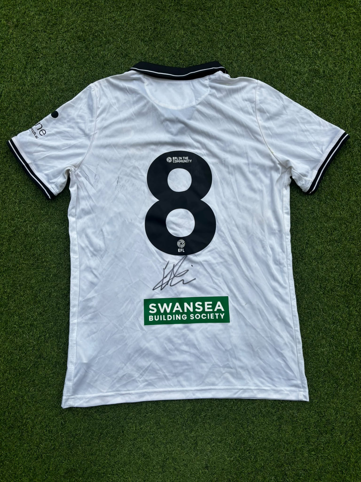 Match-worn Signed Death Row Pre-Season Shirt - Just 8
