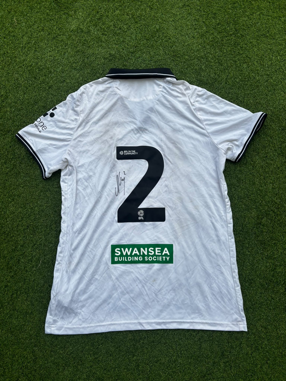 Match-worn Signed Death Row Pre-Season Shirt - Key 2
