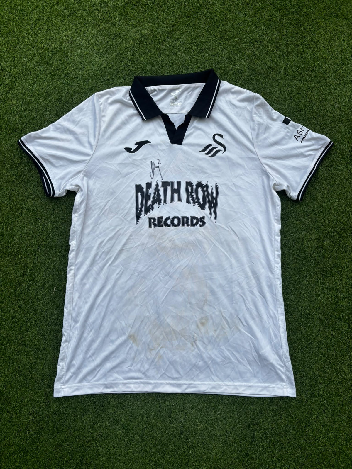 Match-worn Signed Death Row Pre-Season Shirt - Key 2