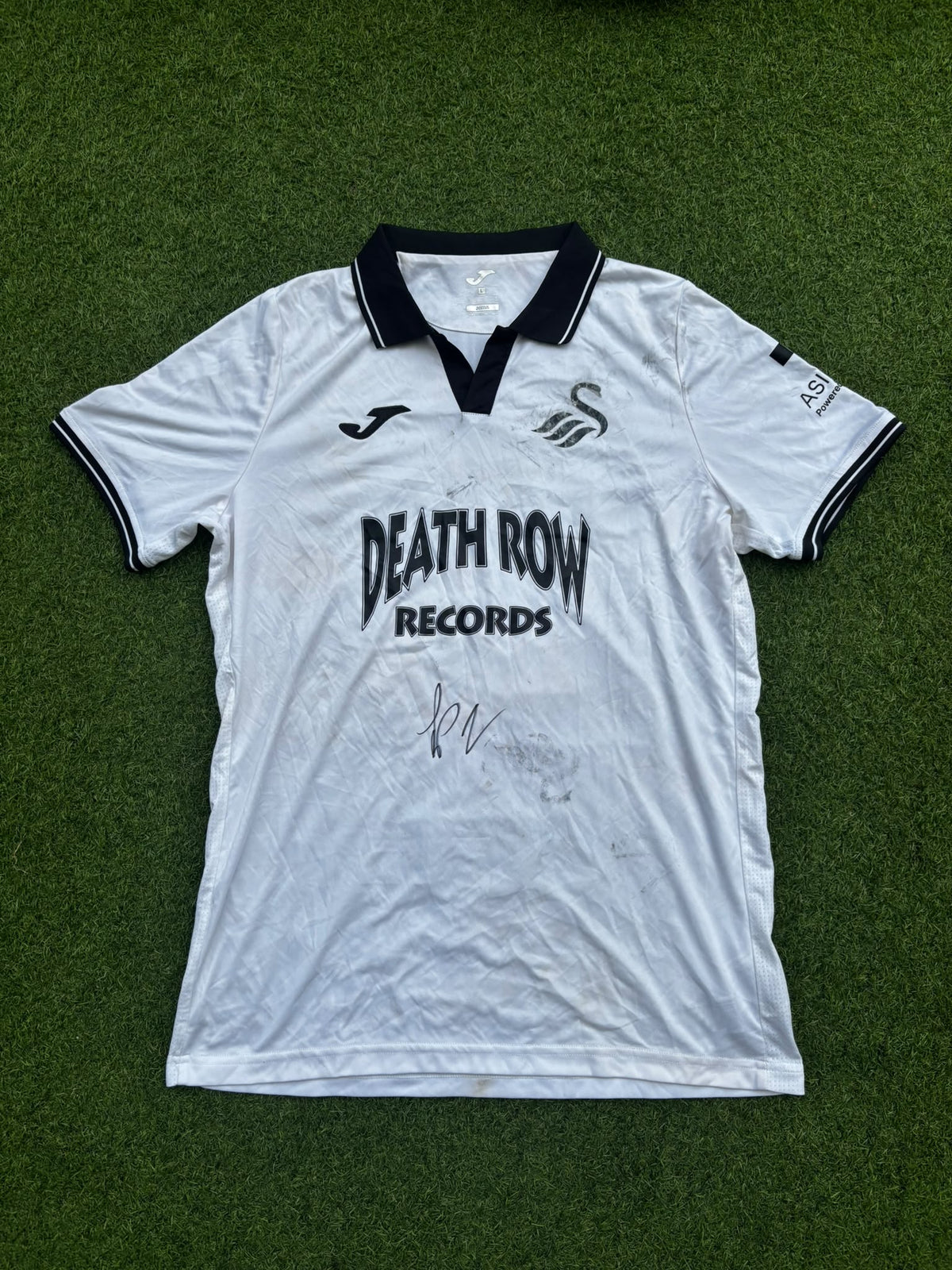 Match-worn Signed Death Row Pre-Season Shirt - Lissah 26
