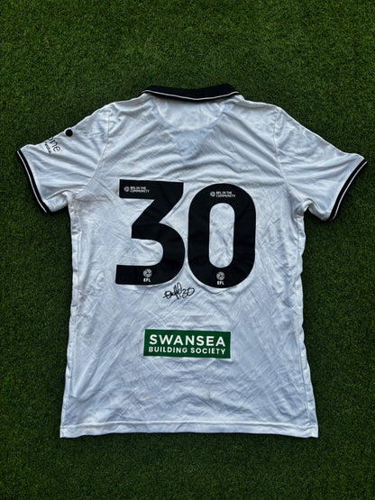 Match-worn Signed Death Row Pre-Season Shirt - Opoku 30