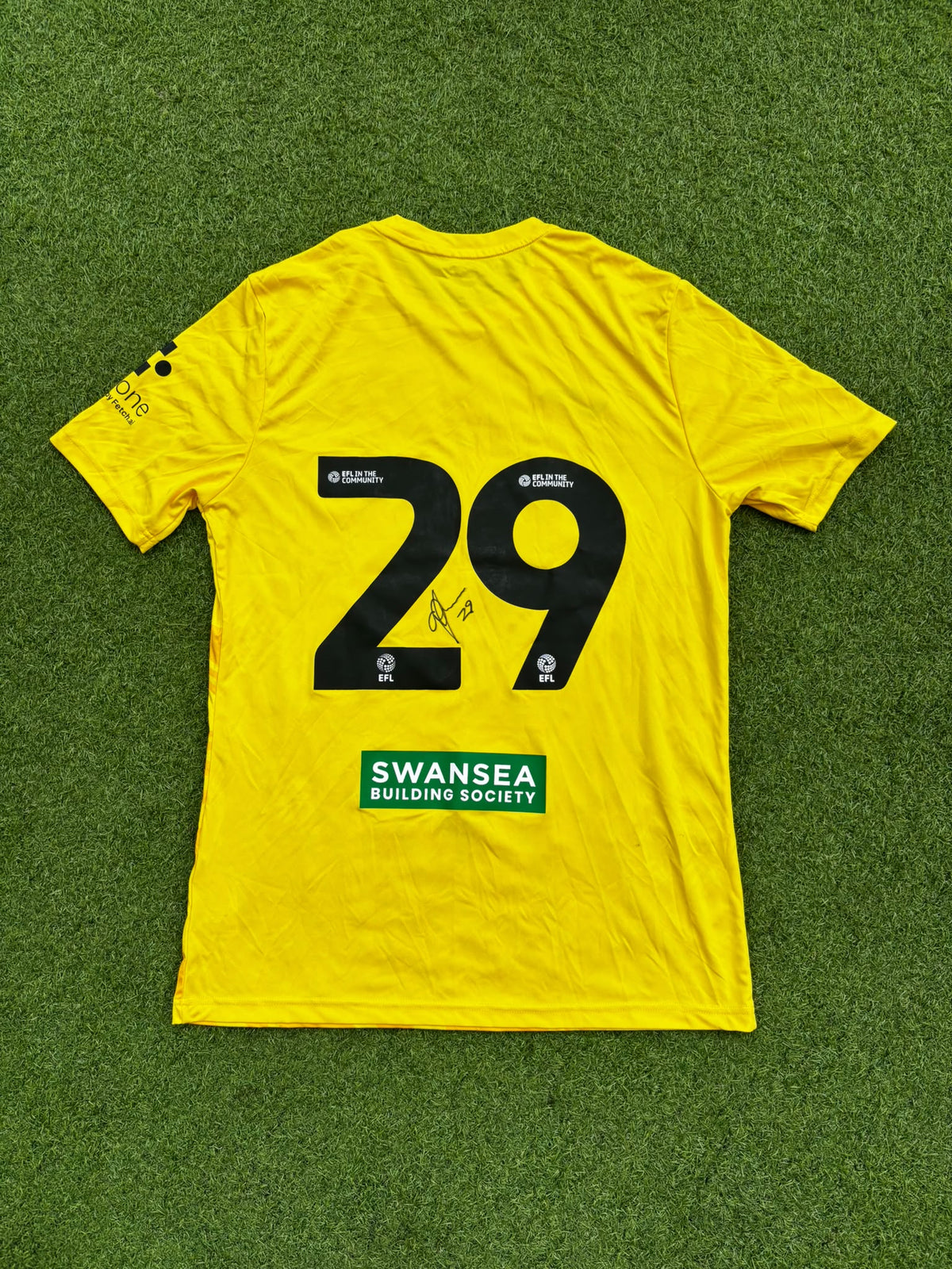 Match-worn Signed Death Row Pre-Season Shirt - Farman 29