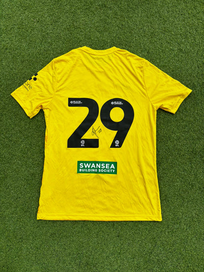Match-worn Signed Death Row Pre-Season Shirt - Farman 29