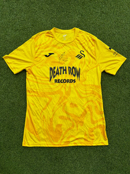 Match-worn Signed Death Row Pre-Season Shirt - Farman 29