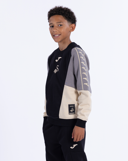 Junior Travel Sweater 2026/27 - Black/Wood Ash