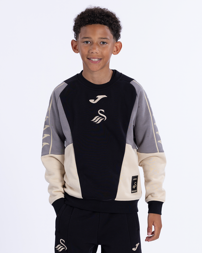 Junior Travel Sweater 2026/27 - Black/Wood Ash