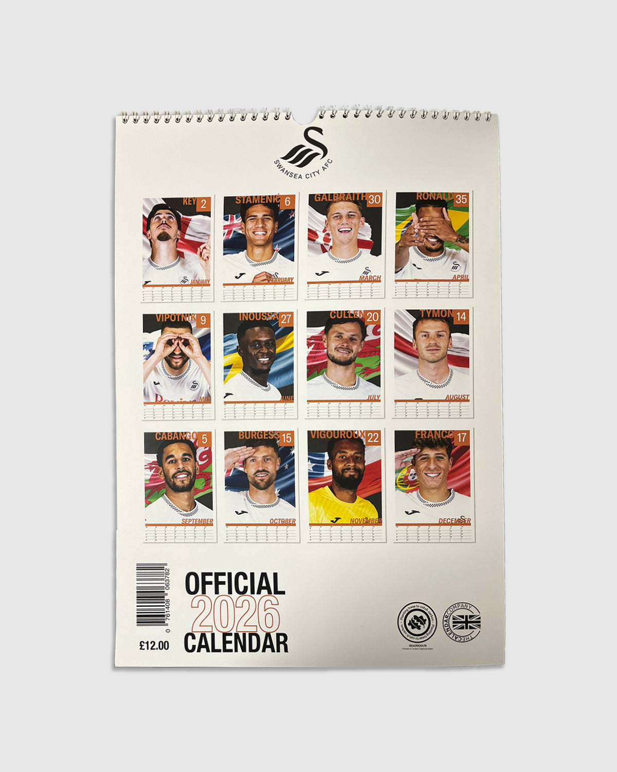 2026 Wall Calendar