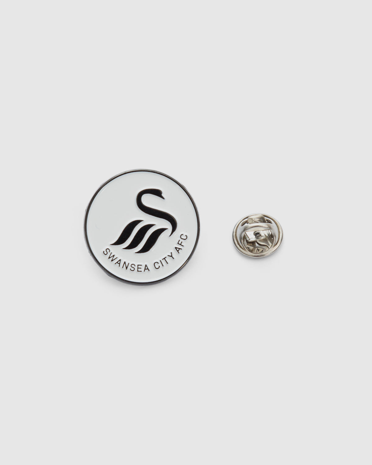 White Crest Pin Badge