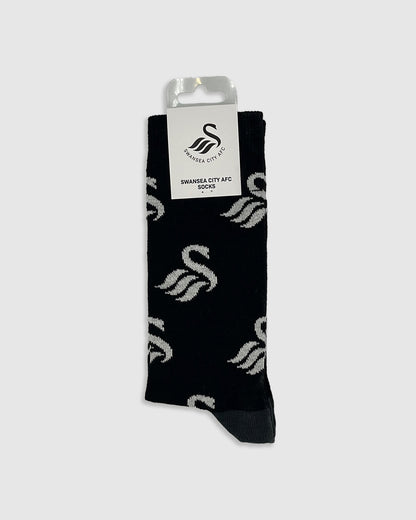 Crest Socks - Black