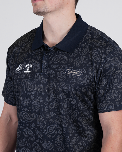Legends x Death Row Paisley Polo