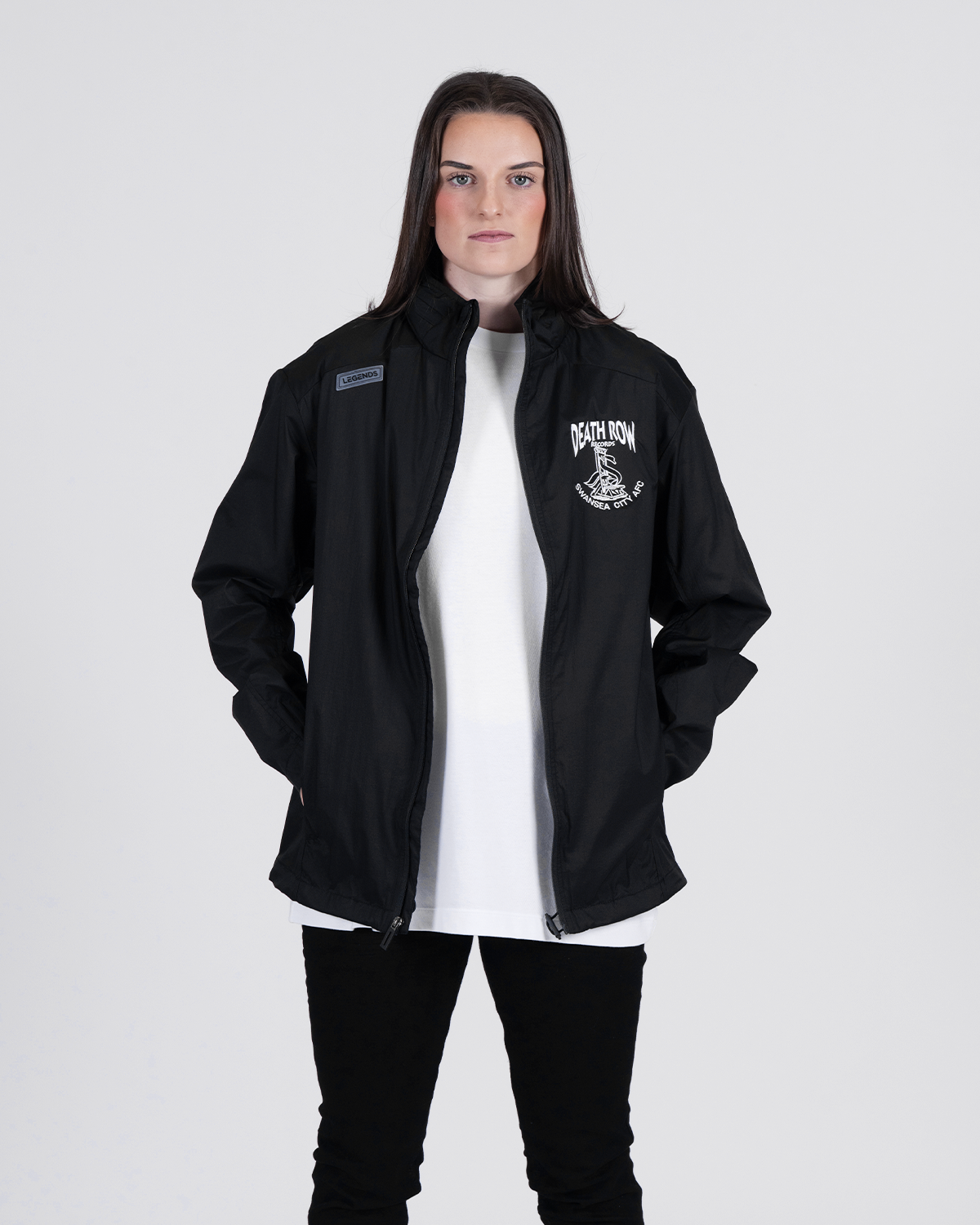 Legends x Death Row Windbreaker - Black