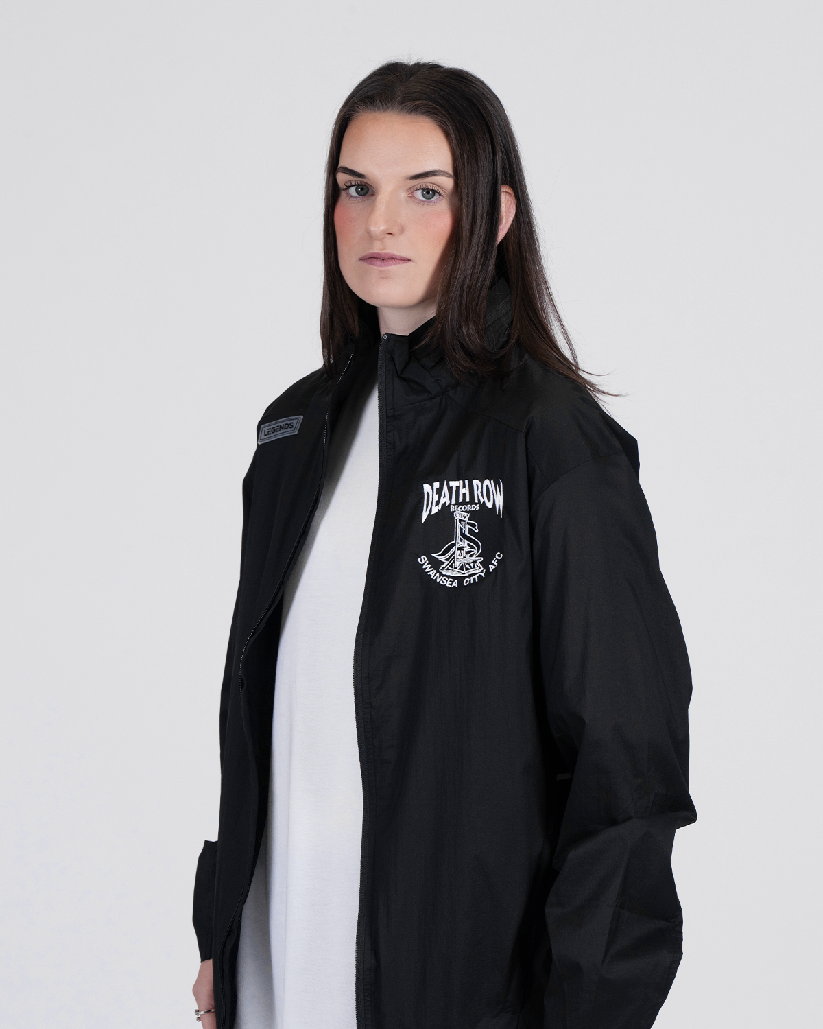 Legends x Death Row Windbreaker - Black