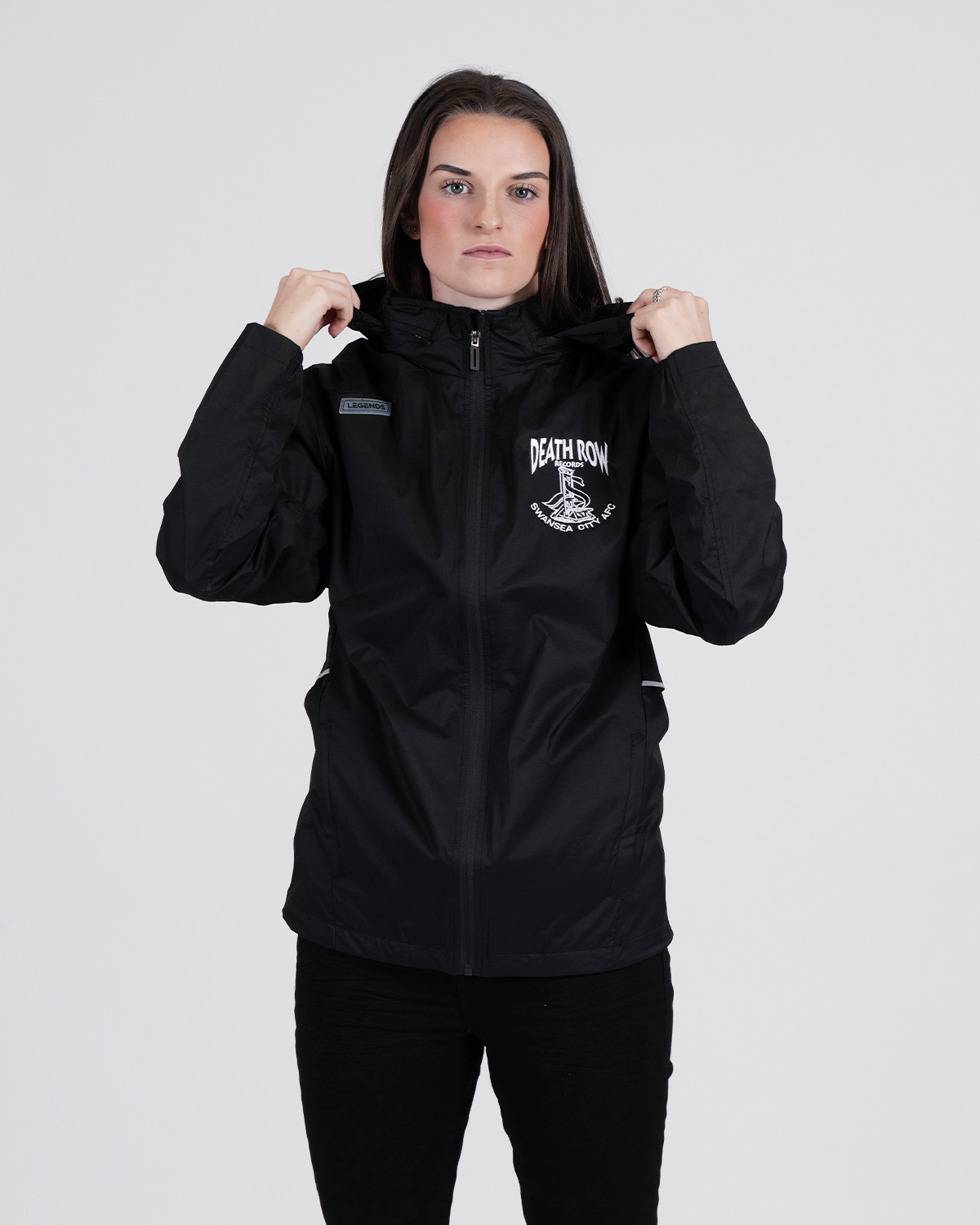 Legends x Death Row Windbreaker - Black