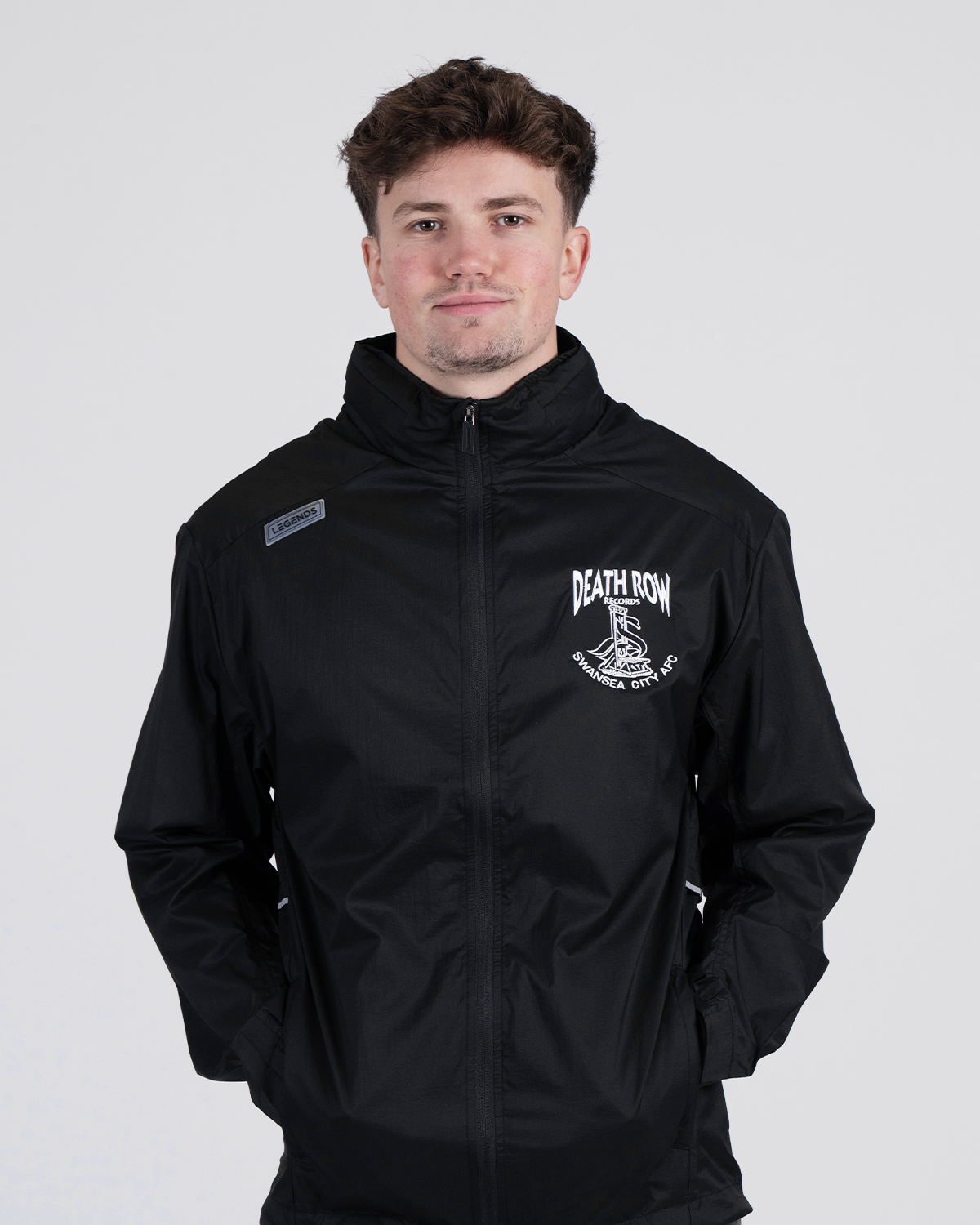 Legends x Death Row Windbreaker - Black
