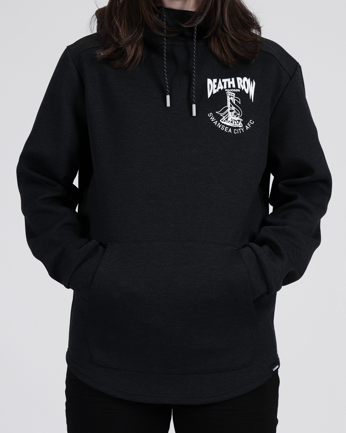 Legends x Death Row Tech Hoodie - Heather Black