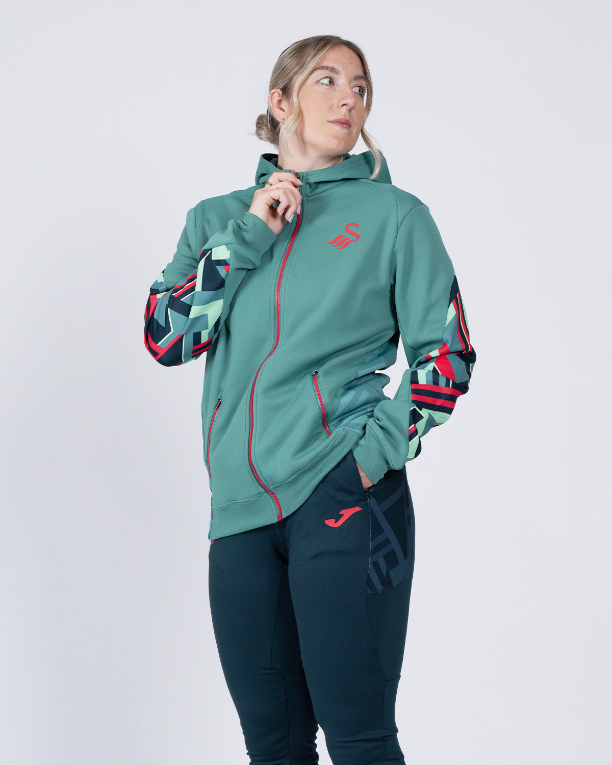Adult Training Full Zip Hood 2025/26 - Green