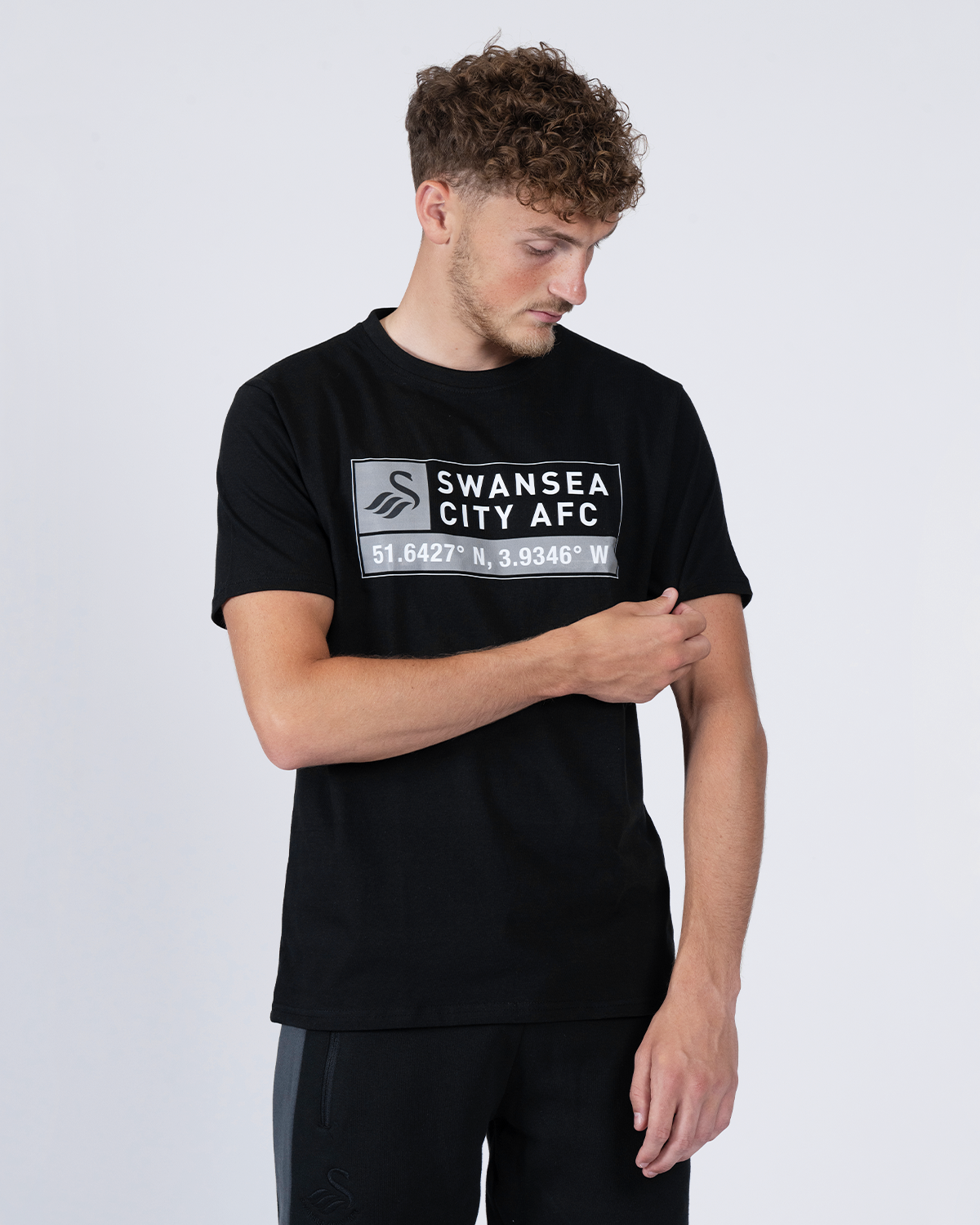 Adult Geographic T-Shirt - Black