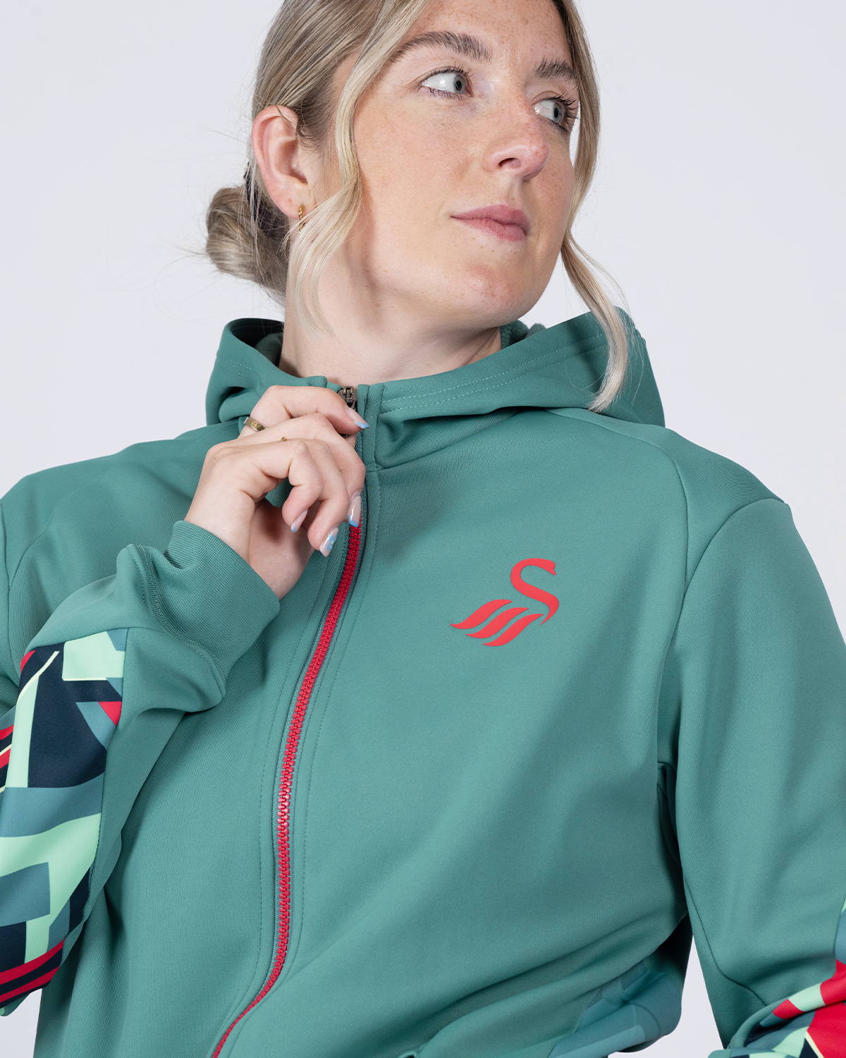 Adult Training Full Zip Hood 2025/26 - Green