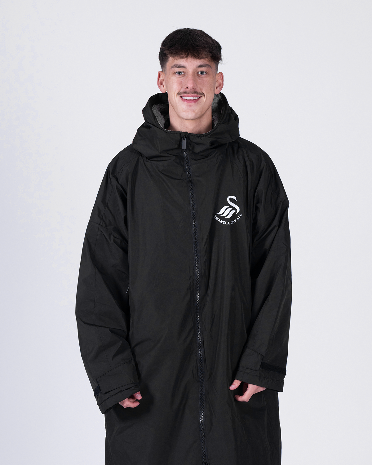 Adult Waterproof Robe Jacket - Black