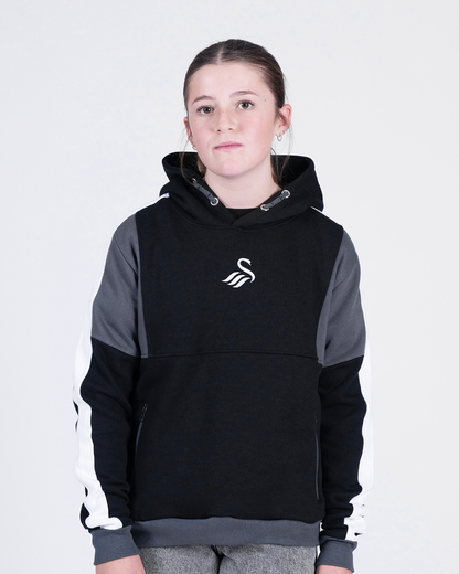 Junior Chivers Hoodie - Black/Charcoal