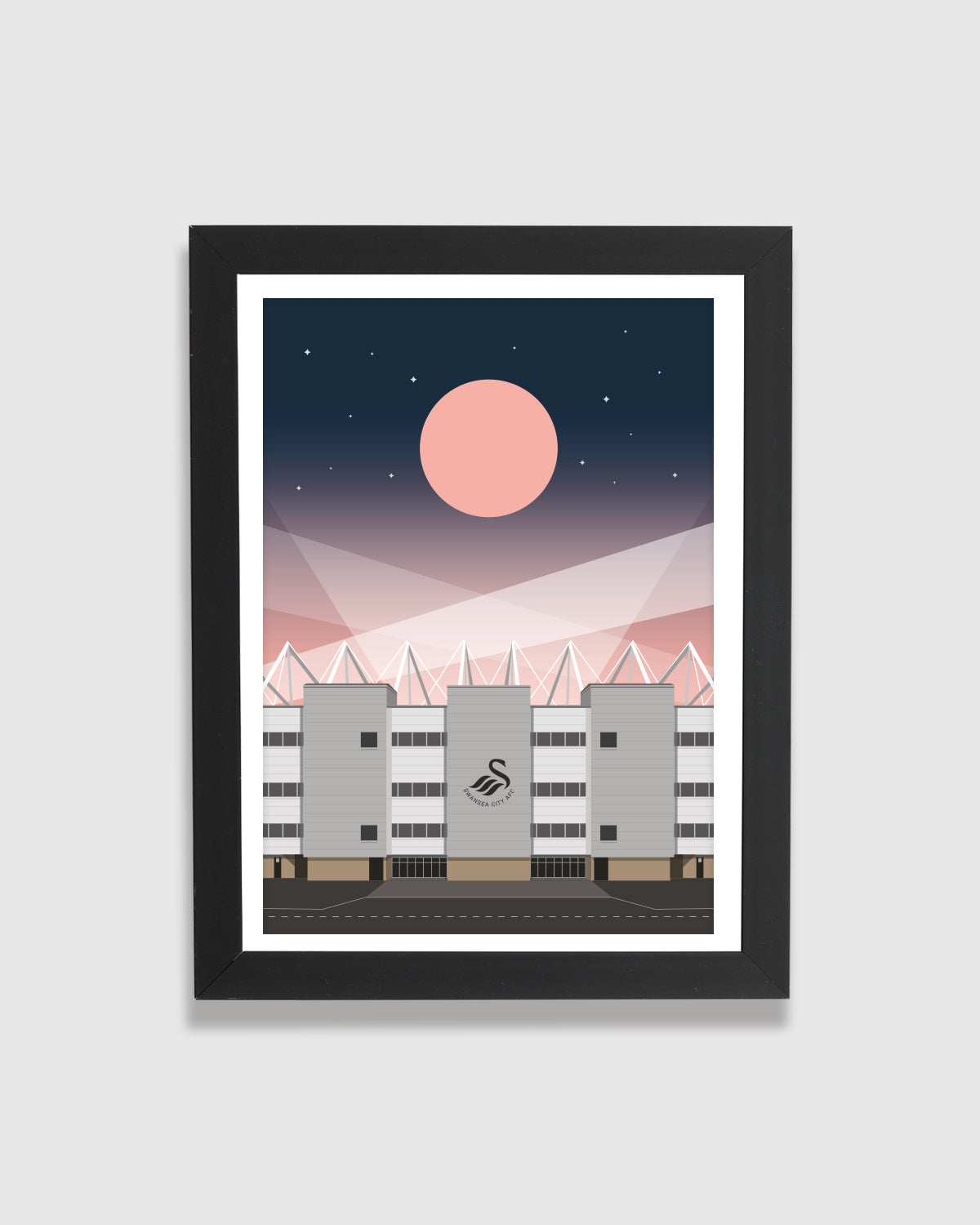 Swansea.com Stadium Night Poster (Unframed)