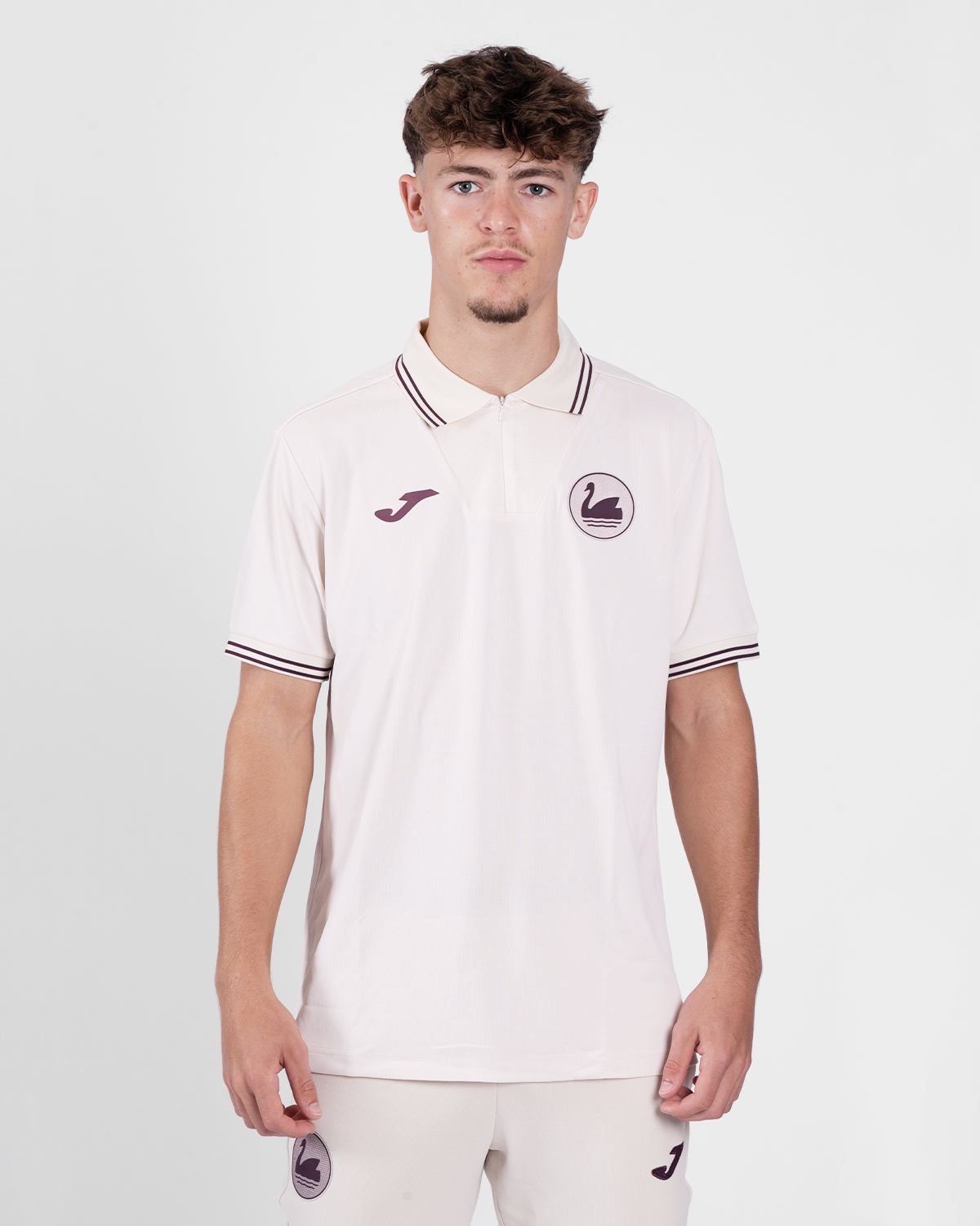 Adult Travel Polo 2025/26 - Cream
