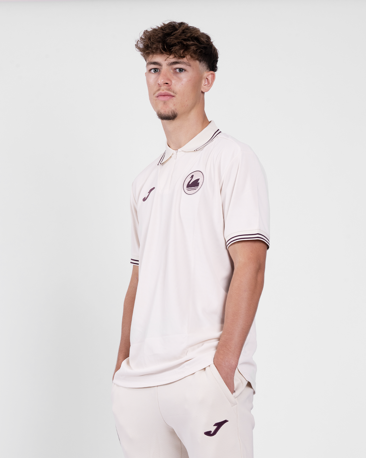 Adult Travel Polo 2025/26 - Cream