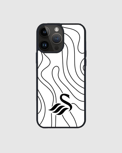 Swans Topo White Phone Case