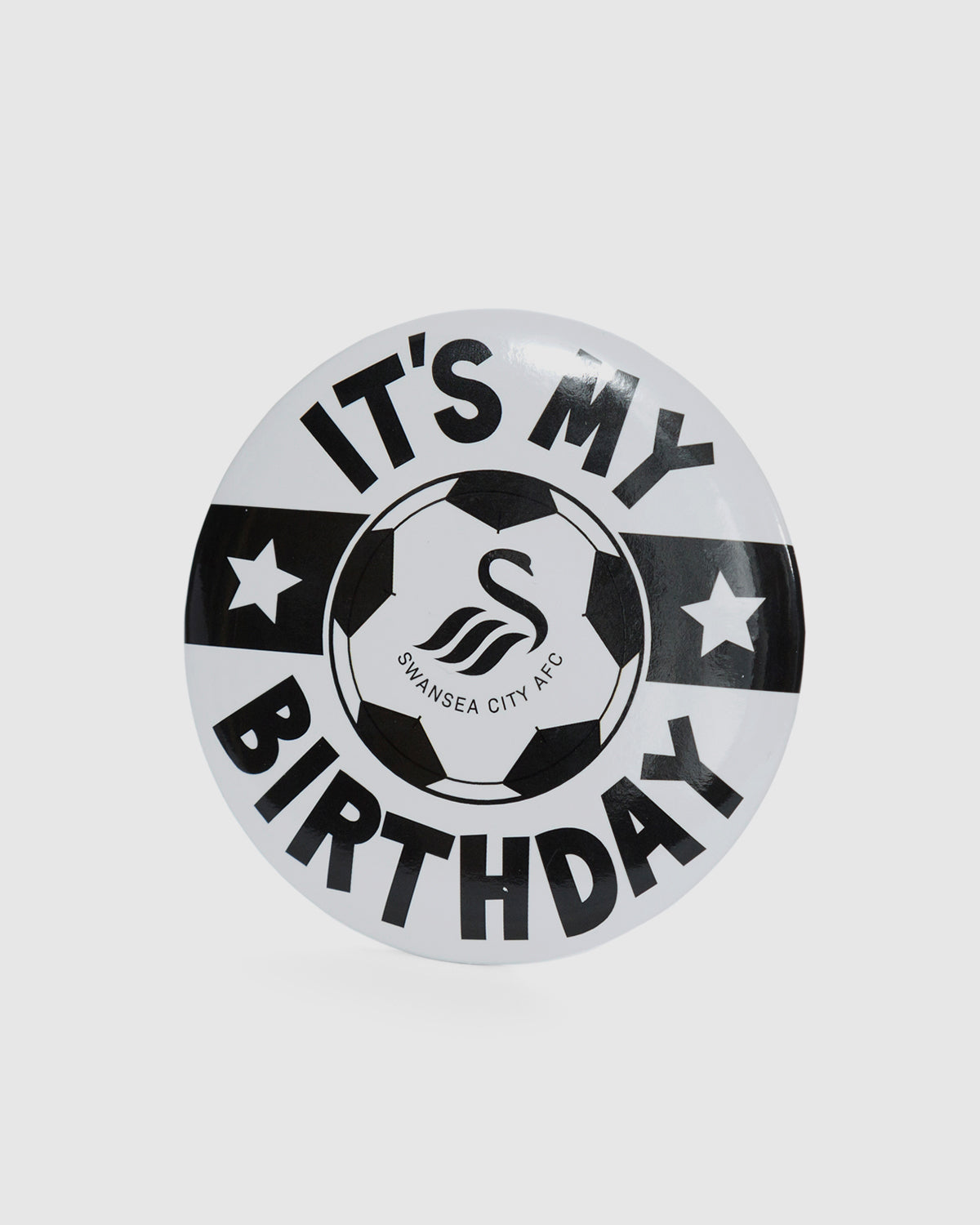 White Giant Birthday Badge