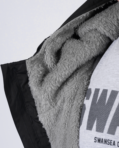 Adult Waterproof Robe Jacket - Black