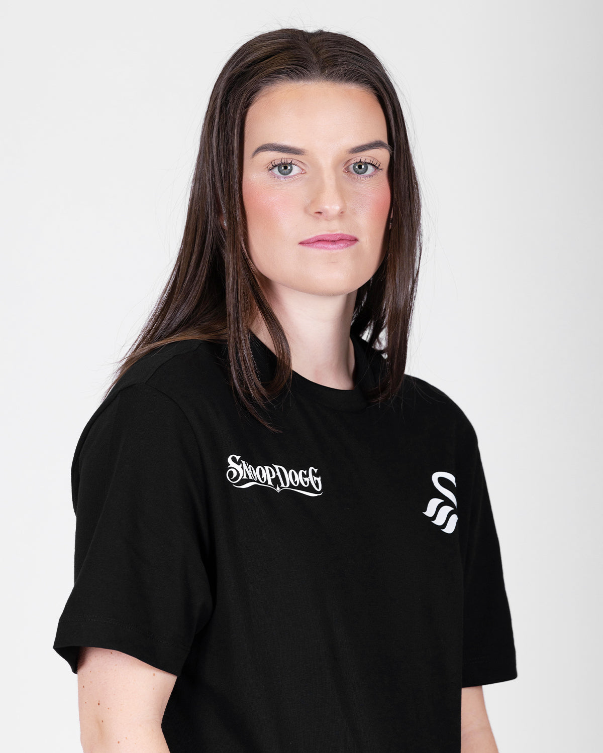 Adult Snoop Dogg x Swans Split T-Shirt - Black