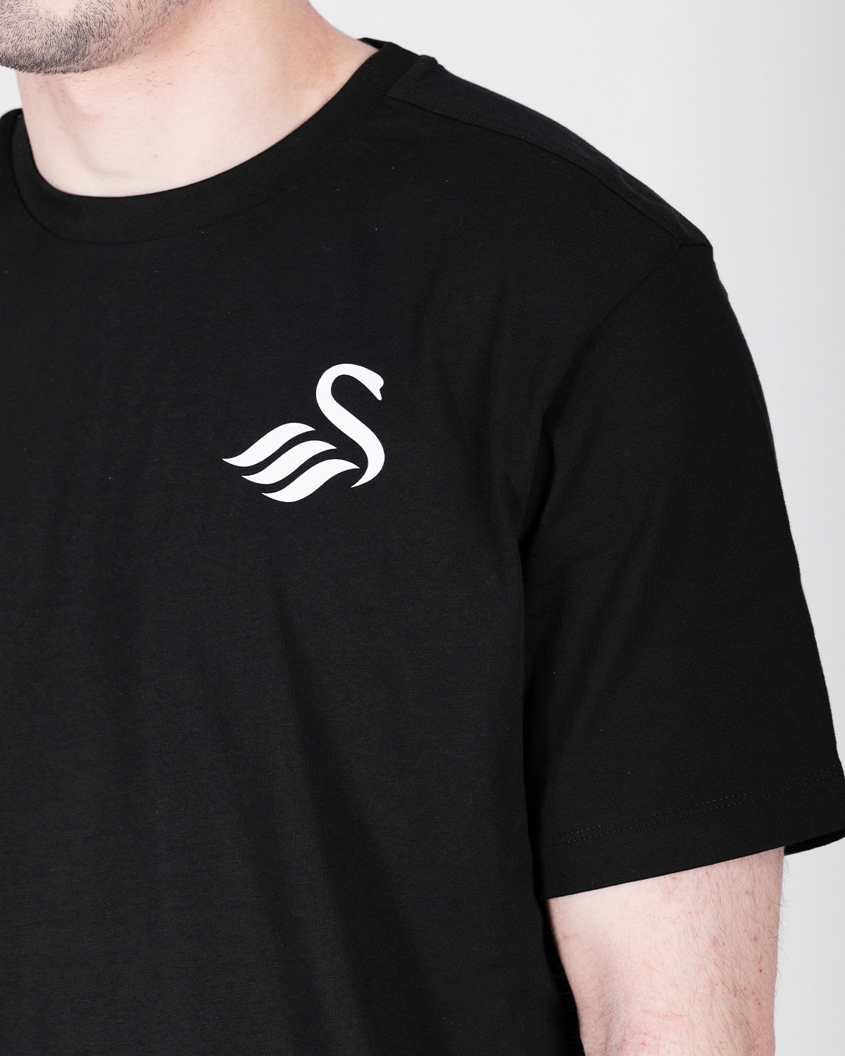 Swansea City AFC - Adult Snoop Dogg x Swans Split T-Shirt - Black