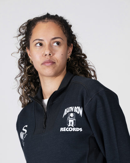 Legends x Death Row 1/4 Zip - Black