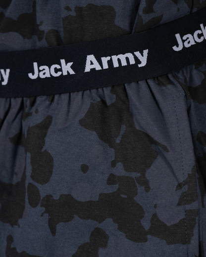 Adult Long Pyjamas - Black/Grey