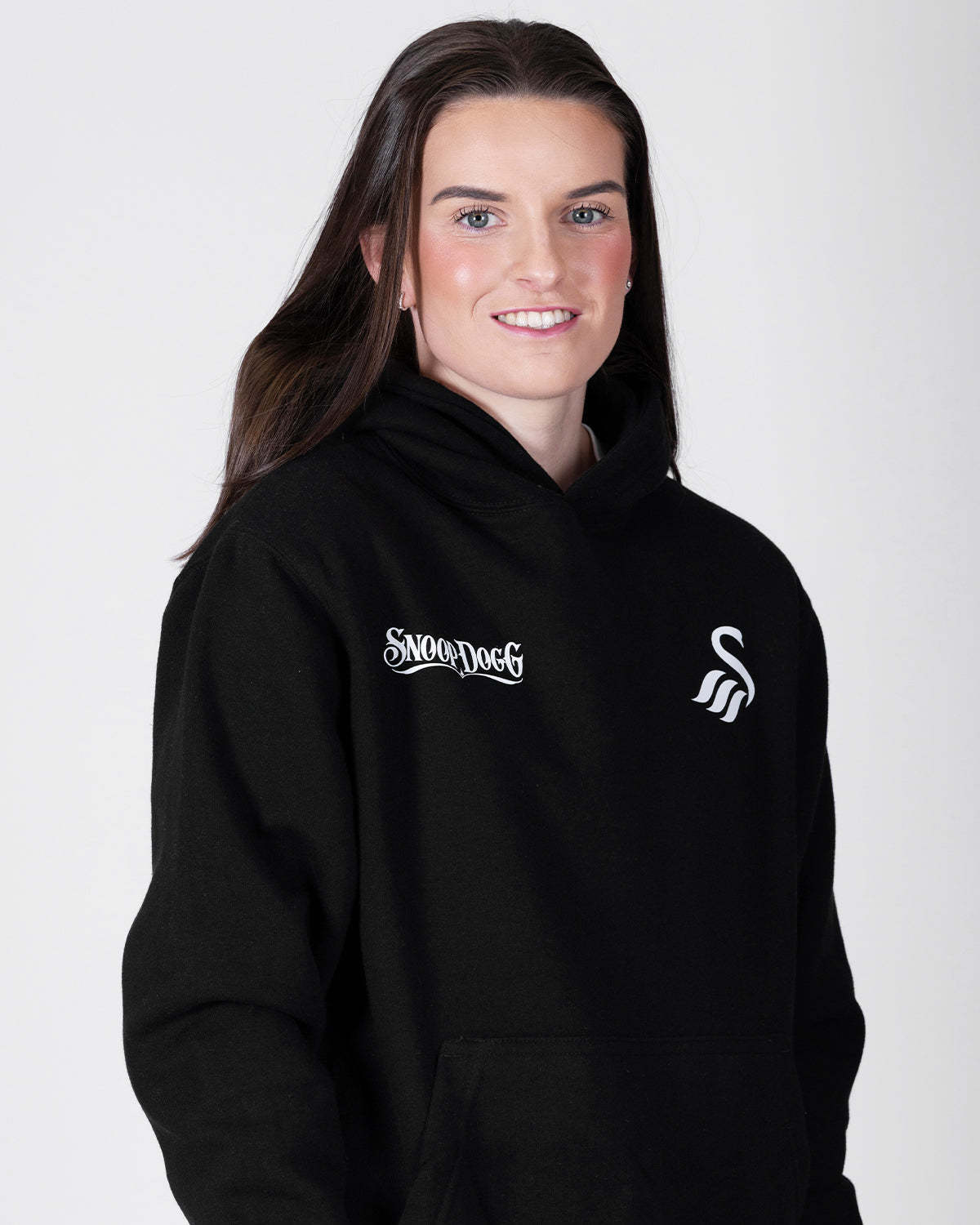 Adult Snoop Dogg x Swans Split Hoodie - Black